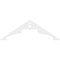 Ekena Millwork Pitch Heath Architectural Grade PVC Gable Pediment, 36"W x 6"H x 1"P (4/12) GPP036X006X100HEA - alternate 5